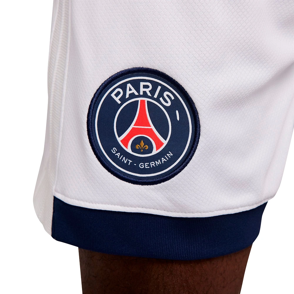Men's Nike White Paris Saint-Germain Away 2024/25 Stadium Shorts