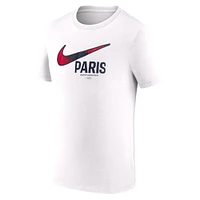 Men's Nike White Paris Saint-Germain Swoosh T-Shirt
