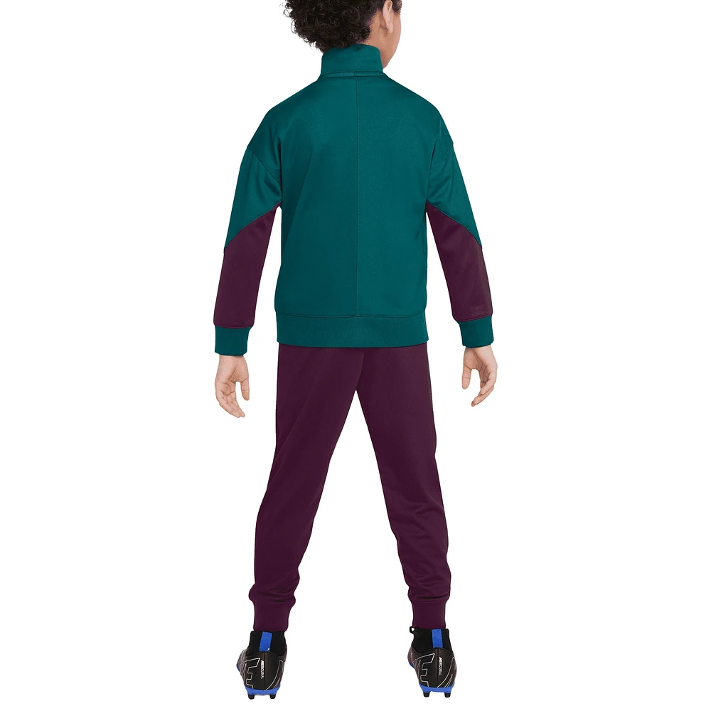 Preschool Nike  Teal/Burgundy Paris Saint-Germain 2024/25 Strike Full-Zip Track Suit