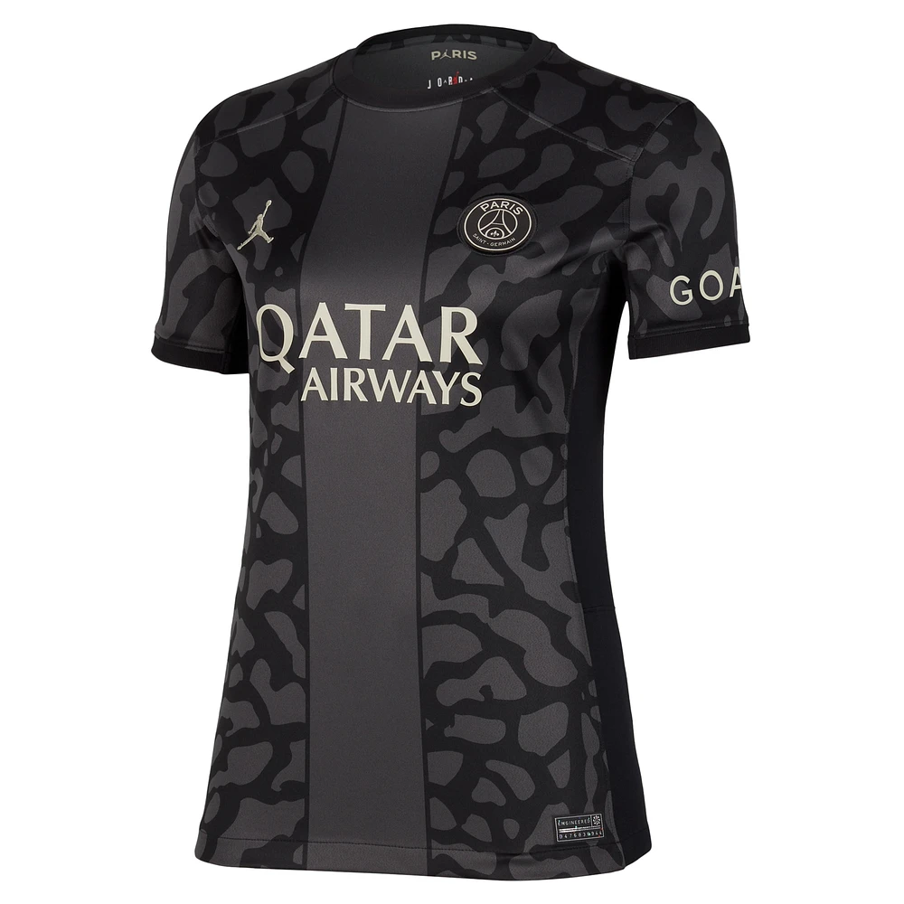 Maillot de joueur Jordan Brand Presnel Kimpembe Anthracite Paris Saint-Germain 2023/24 Third Stadium Replica pour femme
