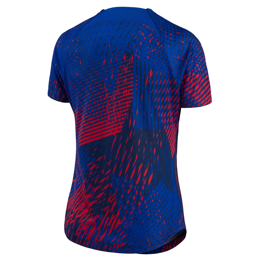 Women's Nike Blue Paris Saint-Germain 2022 Pre-Match Top