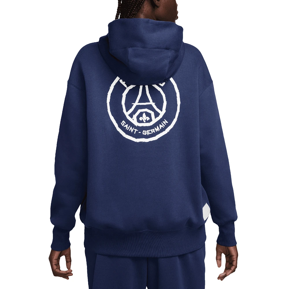Women's Nike  Navy Paris Saint-Germain Phoenix Fleece Pullover Hoodie