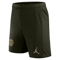 Youth Jordan Brand  Olive Paris Saint-Germain 2023/24 Fourth Stadium Shorts
