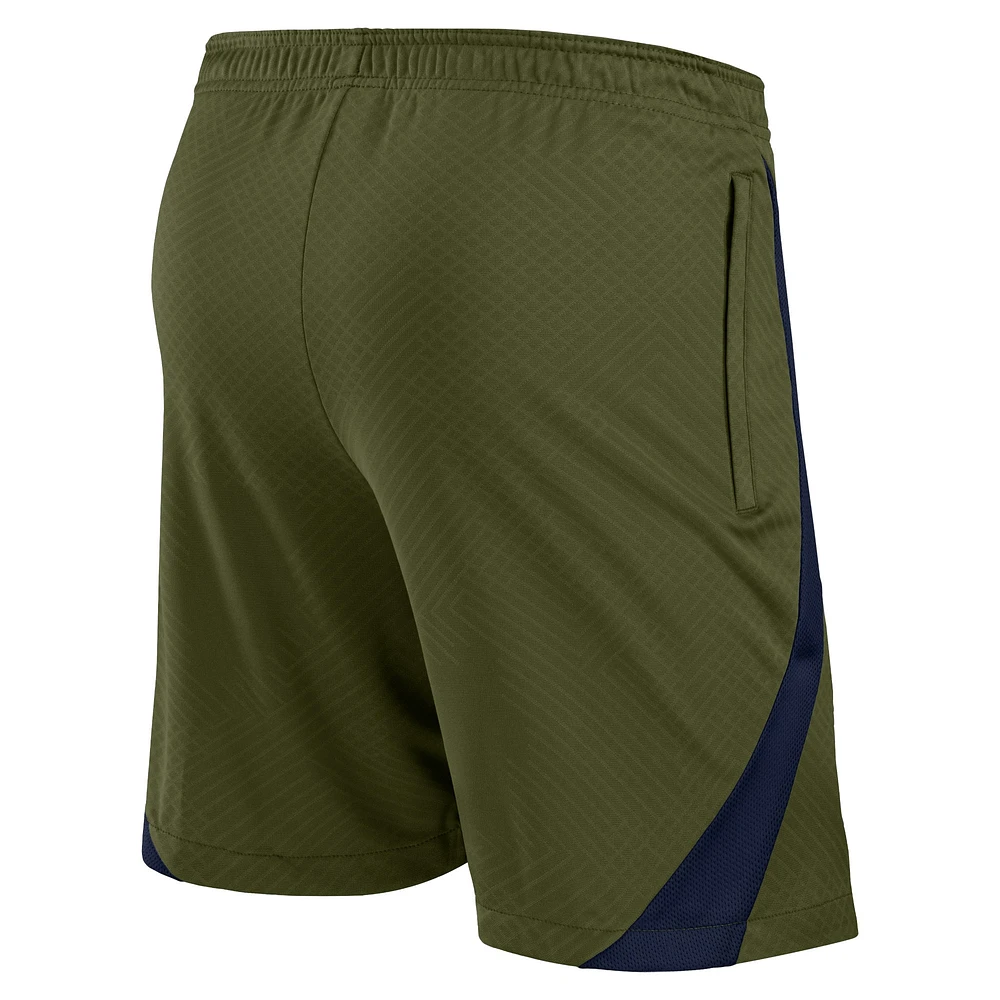 Youth Jordan Brand  Olive Paris Saint-Germain 2023/24 Fourth Strike Shorts