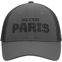 Youth Nike Anthracite Paris Saint-Germain Legacy91 Performance Flex Hat