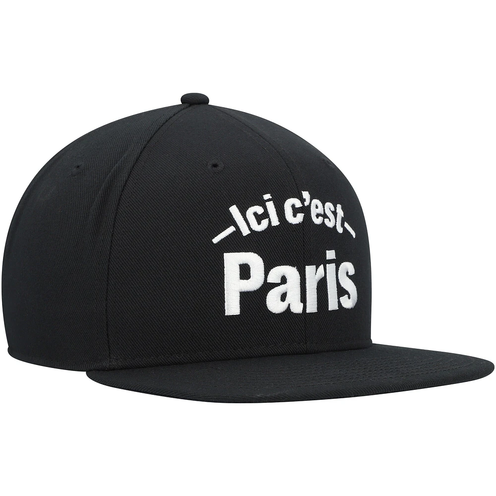 Youth Nike Black Paris Saint-Germain Pro Snapback Hat