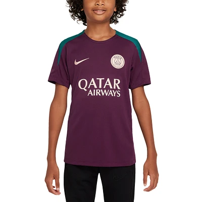 Haut de performance d'entraînement Nike Bordeaux Paris Saint-Germain 2024/25 Strike pour jeune