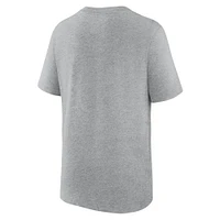 Youth Nike Heather Gray Paris Saint-Germain Swoosh T-Shirt