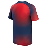 Haut Performance d'Avant-Match Paris Saint-Germain 2023/24 Nike Bleu Marine pour Enfant