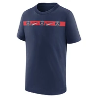 Youth Nike Navy Paris Saint-Germain Repeat T-Shirt
