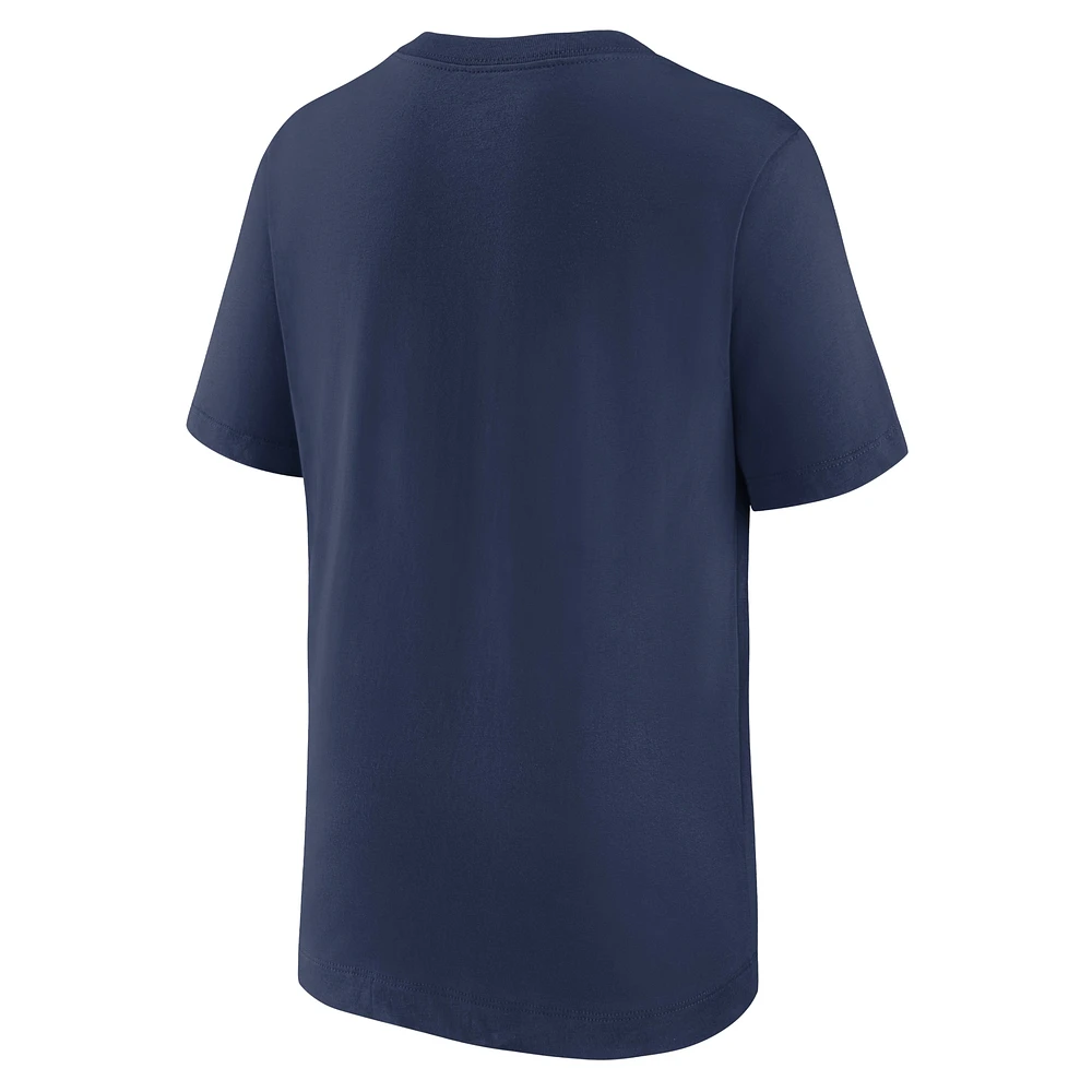 Youth Nike Navy Paris Saint-Germain Repeat T-Shirt