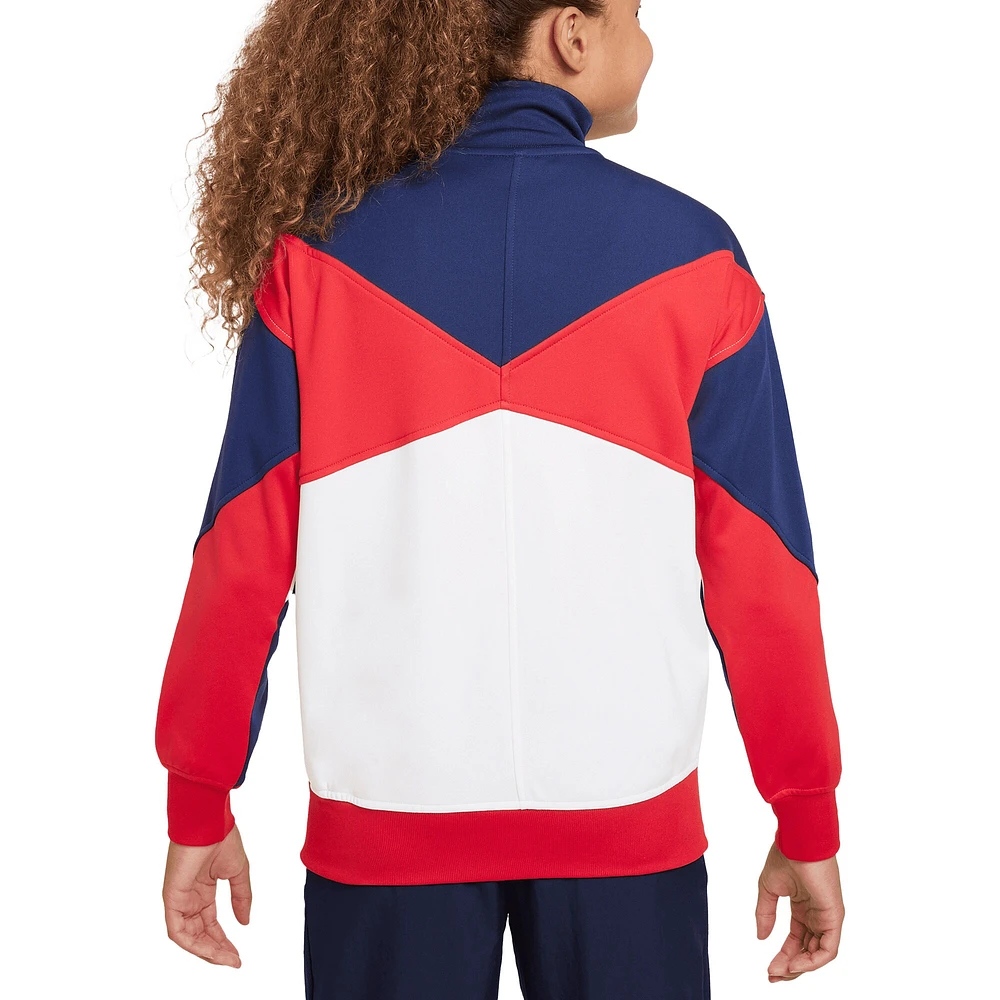Youth Nike  White Paris Saint-Germain 2024/25 Academy Pro Anthem Full-Zip Jacket