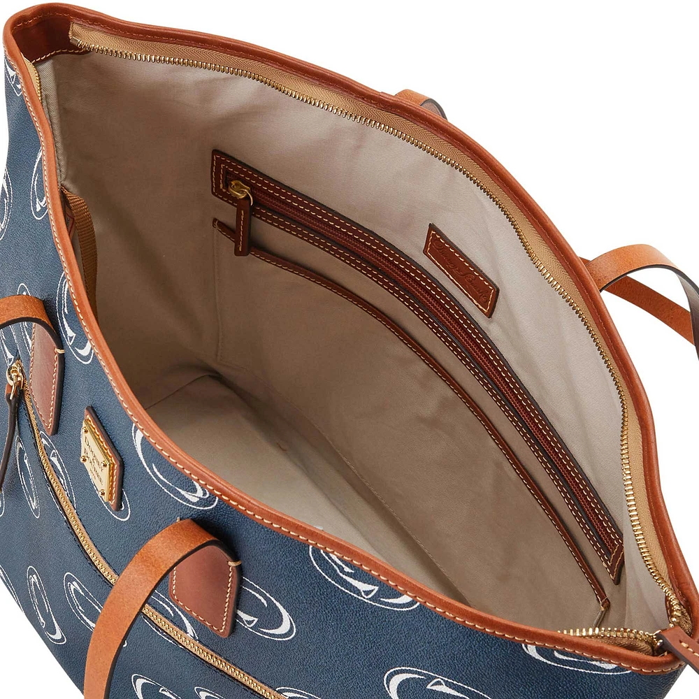 Dooney & Bourke Penn State Nittany Lions Sporty Monogram Large Zip Tote Bag