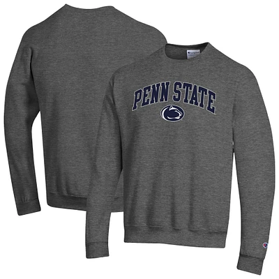 Sweat-shirt à capuche avec logo Arch Over de Penn State Nittany Lions pour homme, couleur charbon chiné, Champion