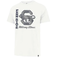 Men's '47 Cream Penn State Nittany Lions Phase Out Throwback Franklin T-Shirt