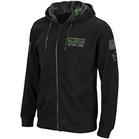 Sweat à capuche léger et entièrement zippé Colosseum Black Penn State Nittany Lions OHT pour hommes