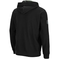Sweat à capuche léger et entièrement zippé Colosseum Black Penn State Nittany Lions OHT pour hommes