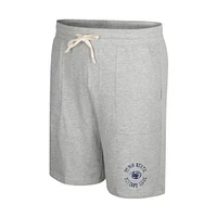 Men's Colosseum Heather Gray Penn State Nittany Lions Love To Hear This Terry Shorts