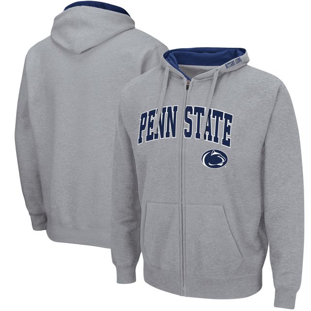 Sweat à capuche Colosseum gris chiné Penn State Nittany Lions Arch & Logo 3.0 pour homme