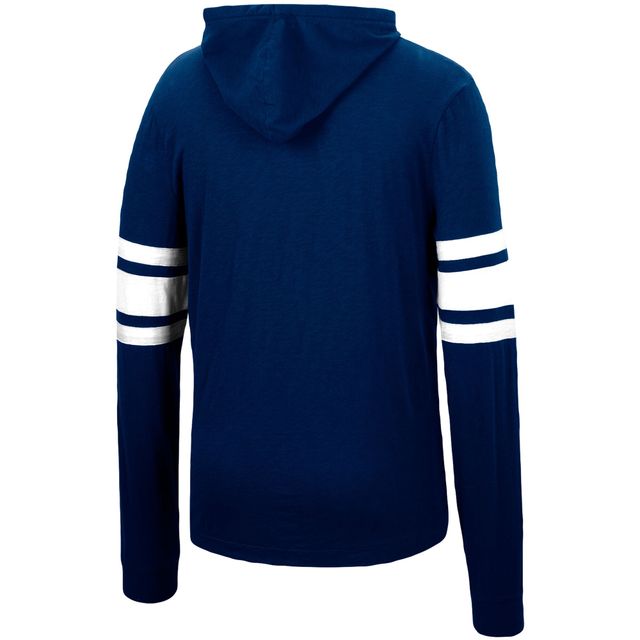 Colosseum Navy Penn State Nittany Lions Lebowski Sweat à capuche T-shirt manches longues pour homme