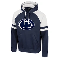Men's Colosseum  Navy Penn State Nittany Lions Todd Raglan Pullover Hoodie