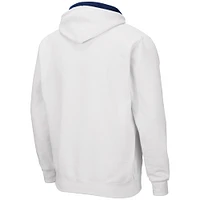 Colosseum White Penn State Nittany Lions Arch & Logo 3.0 Sweat à capuche entièrement zippé pour homme