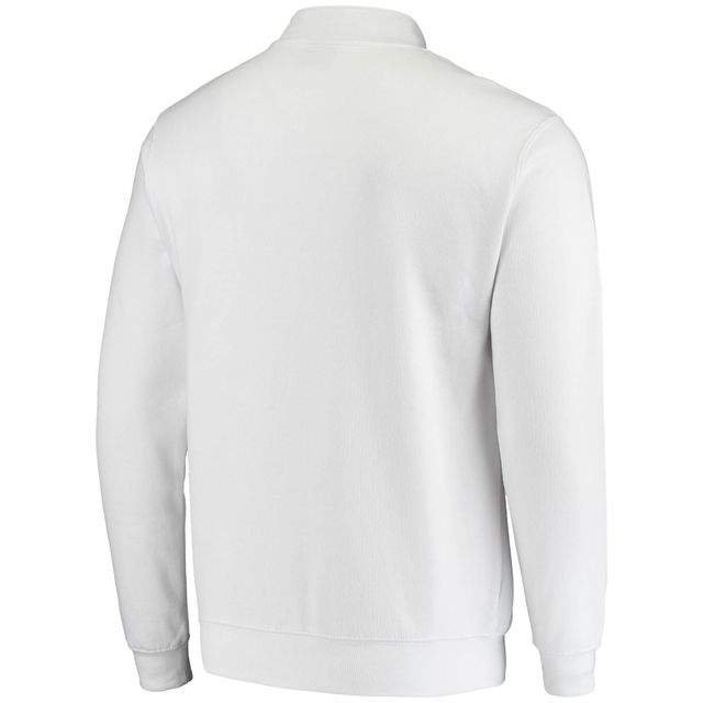 Colosseum White Penn State Nittany Lions Tortugas Logo Quarter-Zip Jacket pour homme