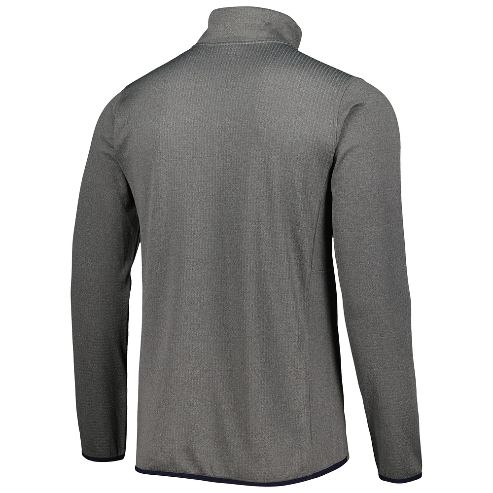 Men's Columbia Gray Penn State Nittany Lions Park View Omni-Wick Half-Zip Top