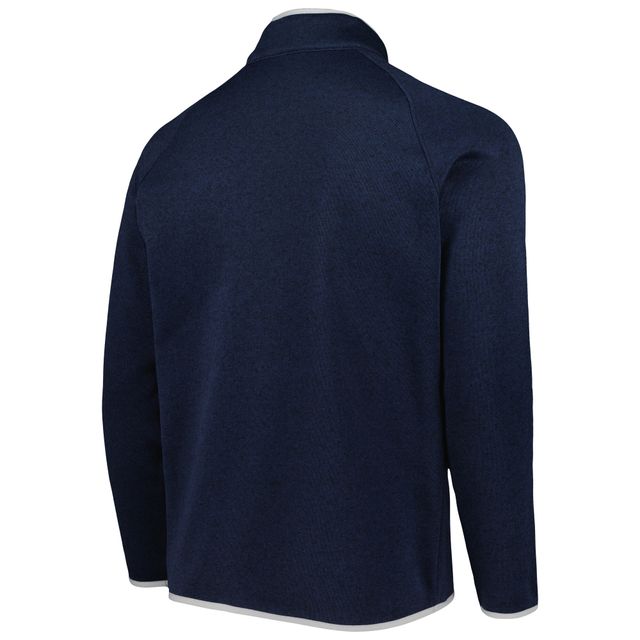 Columbia Navy Penn State Nittany Lions Canyon Point Omni-Shield Raglan Half-Zip Pullover pour homme