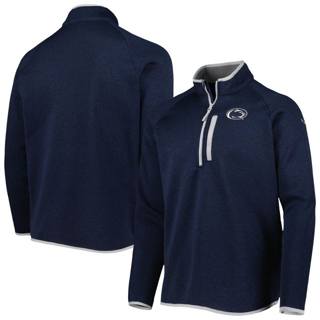 Columbia Navy Penn State Nittany Lions Canyon Point Omni-Shield Raglan Half-Zip Pullover pour homme