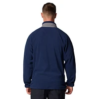 Men's Columbia  Navy Penn State Nittany Lions Flanker IV Fleece Raglan Full-Zip Jacket