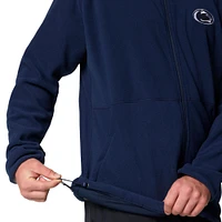 Men's Columbia  Navy Penn State Nittany Lions Flanker IV Fleece Raglan Full-Zip Jacket