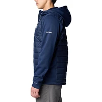 Men's Columbia  Navy Penn State Nittany Lions Out-Shield Hybrid Full-Zip Hoodie Jacket