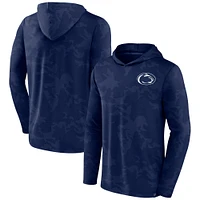 Men's Fanatics  Navy Penn State Nittany Lions Camo Hoodie Long Sleeve T-Shirt