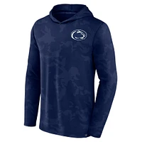 Men's Fanatics  Navy Penn State Nittany Lions Camo Hoodie Long Sleeve T-Shirt