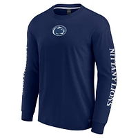 Men's Fanatics Navy Penn State Nittany Lions Strive Long Sleeve T-Shirt