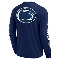 Men's Fanatics Navy Penn State Nittany Lions Strive Long Sleeve T-Shirt
