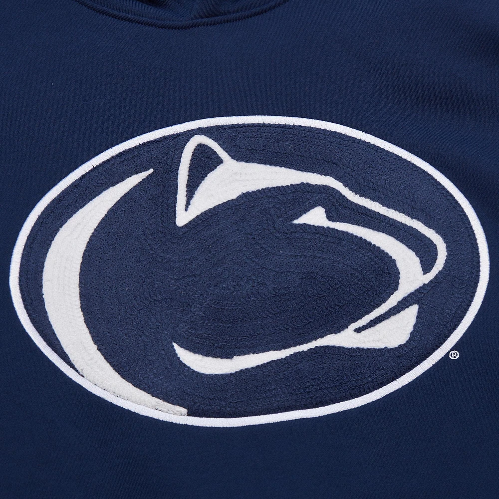 Sweat à capuche en polaire bleu marine Penn State Nittany Lions Chainstich pour homme de Mitchell & Ness