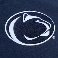 T-shirt à manches longues raglan flammé légendaire Mitchell & Ness Penn State Nittany Lions pour hommes bleu marine