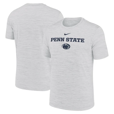 T-shirt Nike Performance Ash Penn State Nittany Lions 2025 Sideline Velocity pour homme