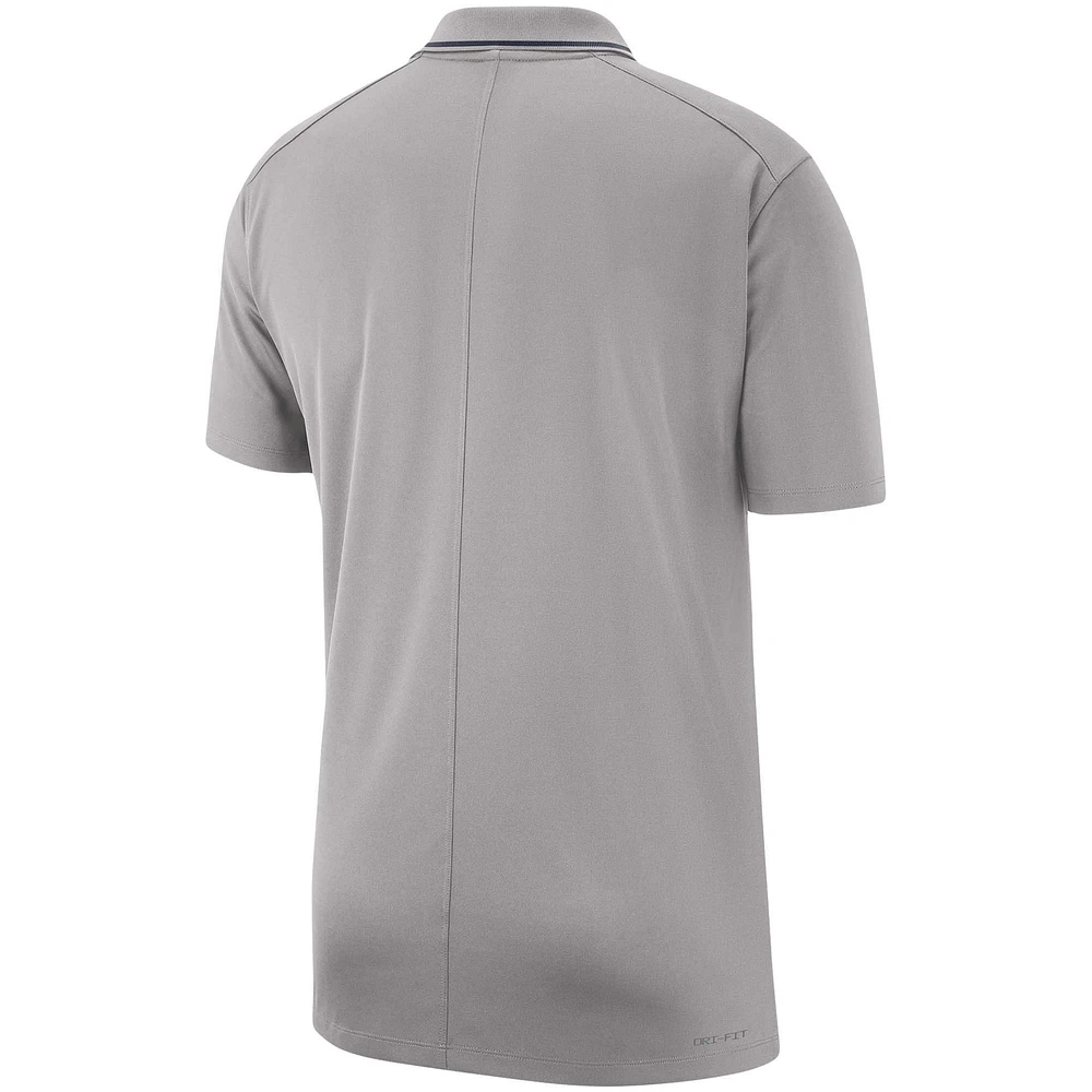 Men's Nike Gray Penn State Nittany Lions 2023 Coaches Performance Polo