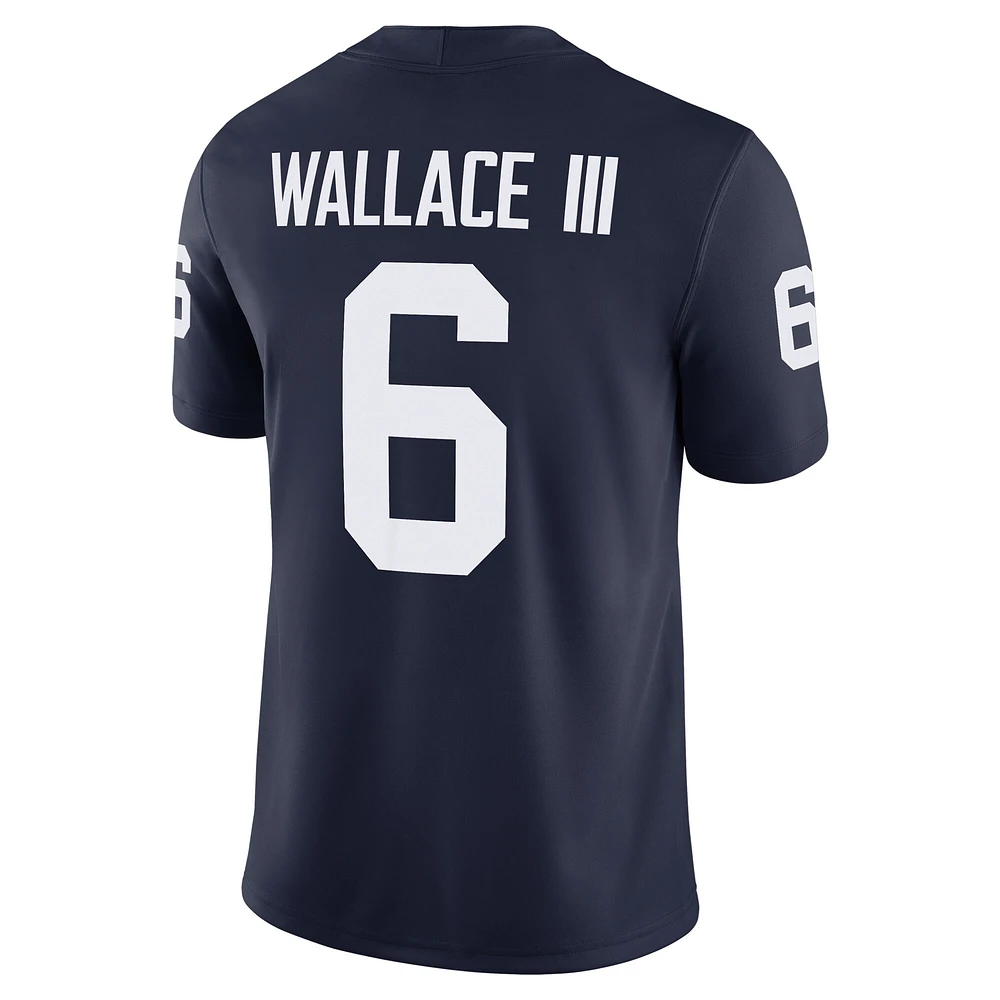 Men's Nike Harrison Wallace III Navy Penn State Nittany Lions NIL Football Game Jersey
