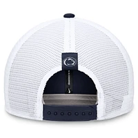 Men's Nike Navy/White Penn State Nittany Lions 2024 Sideline Trucker Adjustable Hat