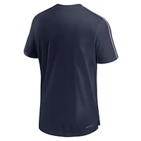 Men's Nike Navy Penn State Nittany Lions 2024 Sideline Coach Performance Top