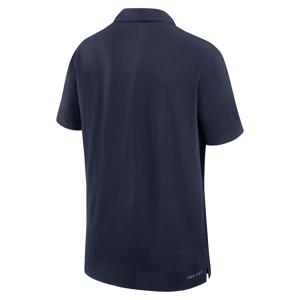 Men's Nike Navy Penn State Nittany Lions 2024 Sideline Woven Performance Polo
