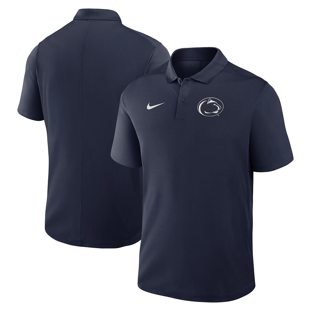 Polo Nike bleu marine Penn State Nittany Lions Primetime Victory avec logo principal pour homme