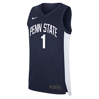 Maillot réplique Nike #1 bleu marine Penn State Nittany Lions Road pour homme