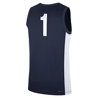 Maillot réplique Nike #1 bleu marine Penn State Nittany Lions Road pour homme