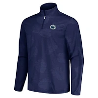 Men's Tommy Bahama Navy Penn State Nittany Lions Delray Frond IslandZone Half-Zip Jacket
