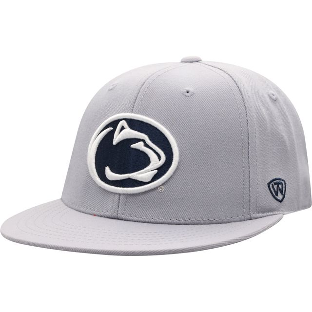 Chapeau ajusté Nittany Lions gris Penn State pour hommes Top of the World